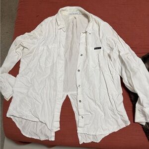 Calvin Klein Jeans White Button Down Shirt